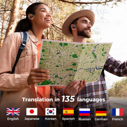 X15 Pro AI Bluetooth Earphones OWS Sports Wireless Headphones Earhooks AI Translator Earbuds Open-Ear Headset with Mic